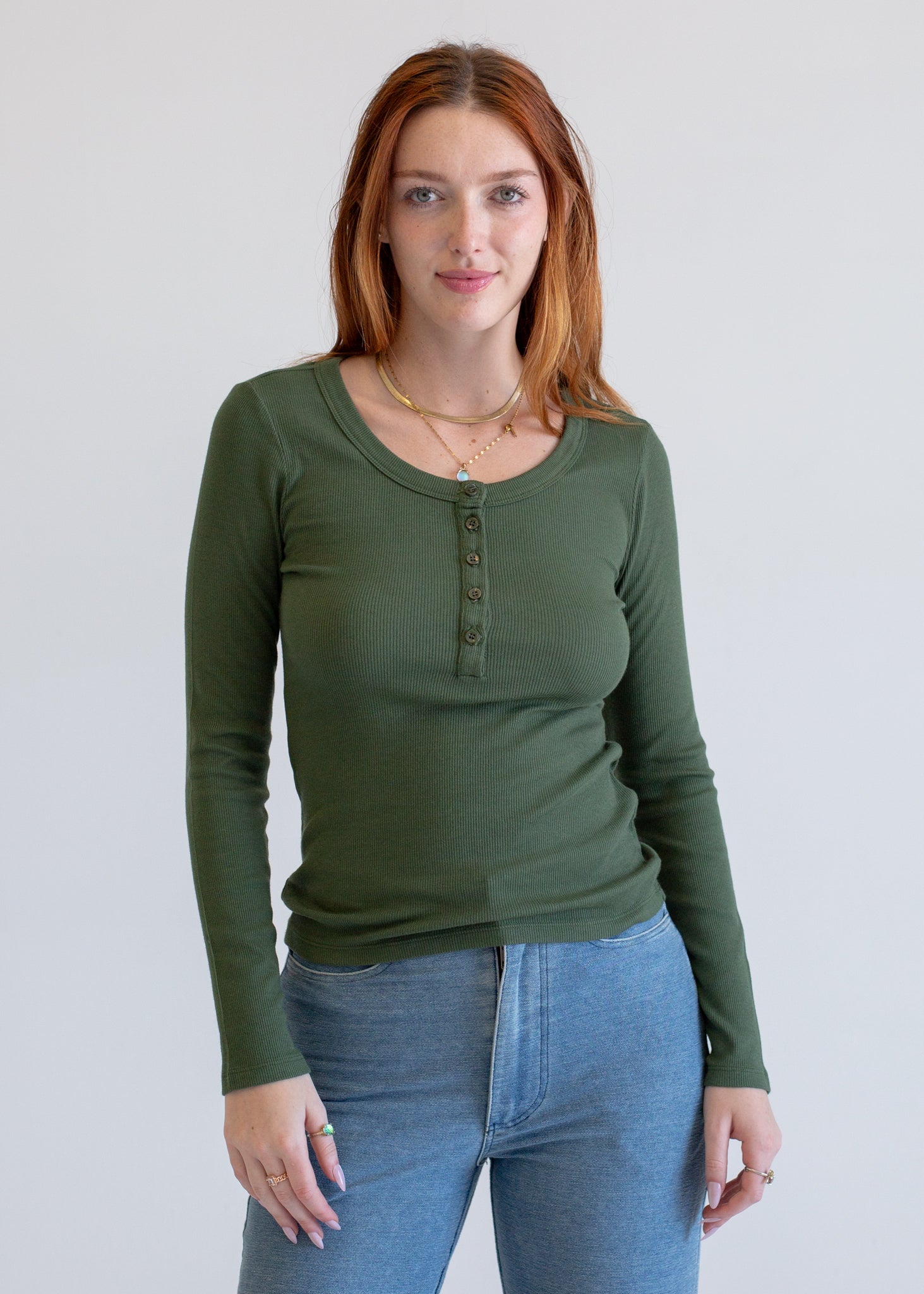 2x1 Long Sleeve Henley