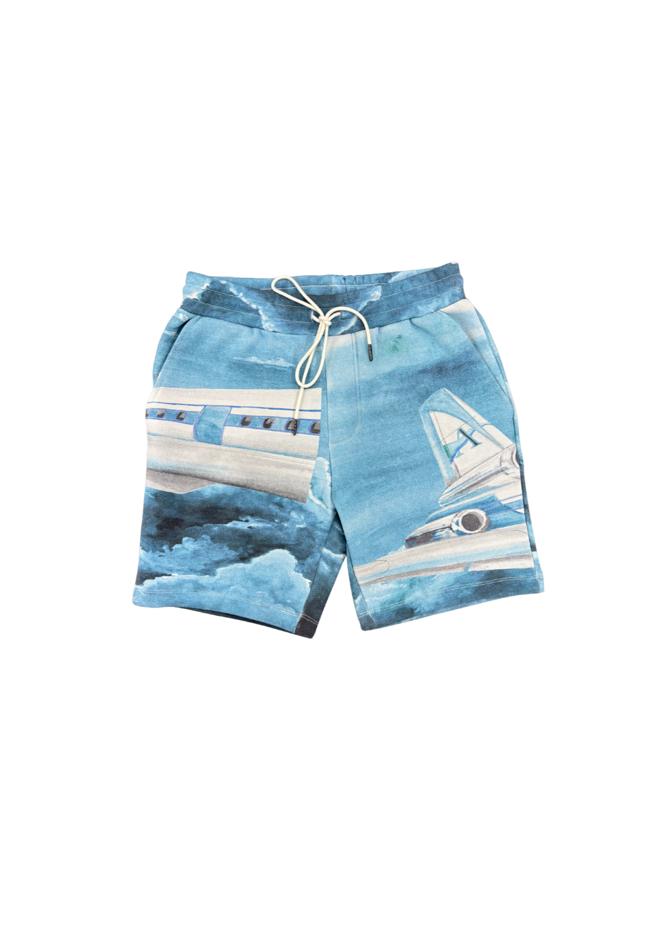 Printed Terry Simple Short