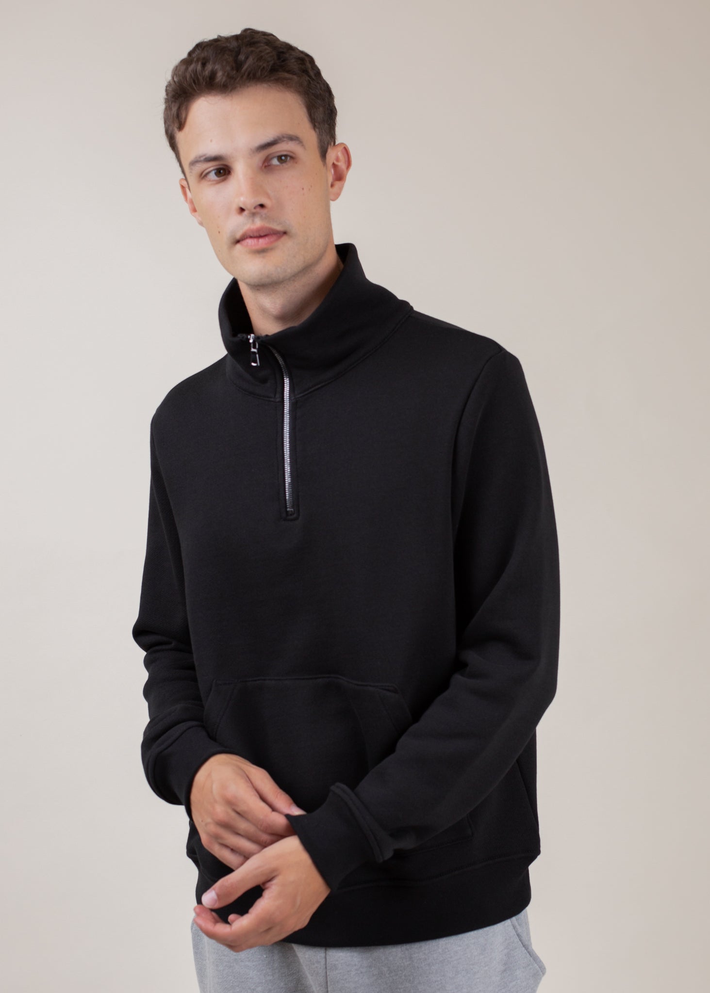Half Zip Sweatshirt