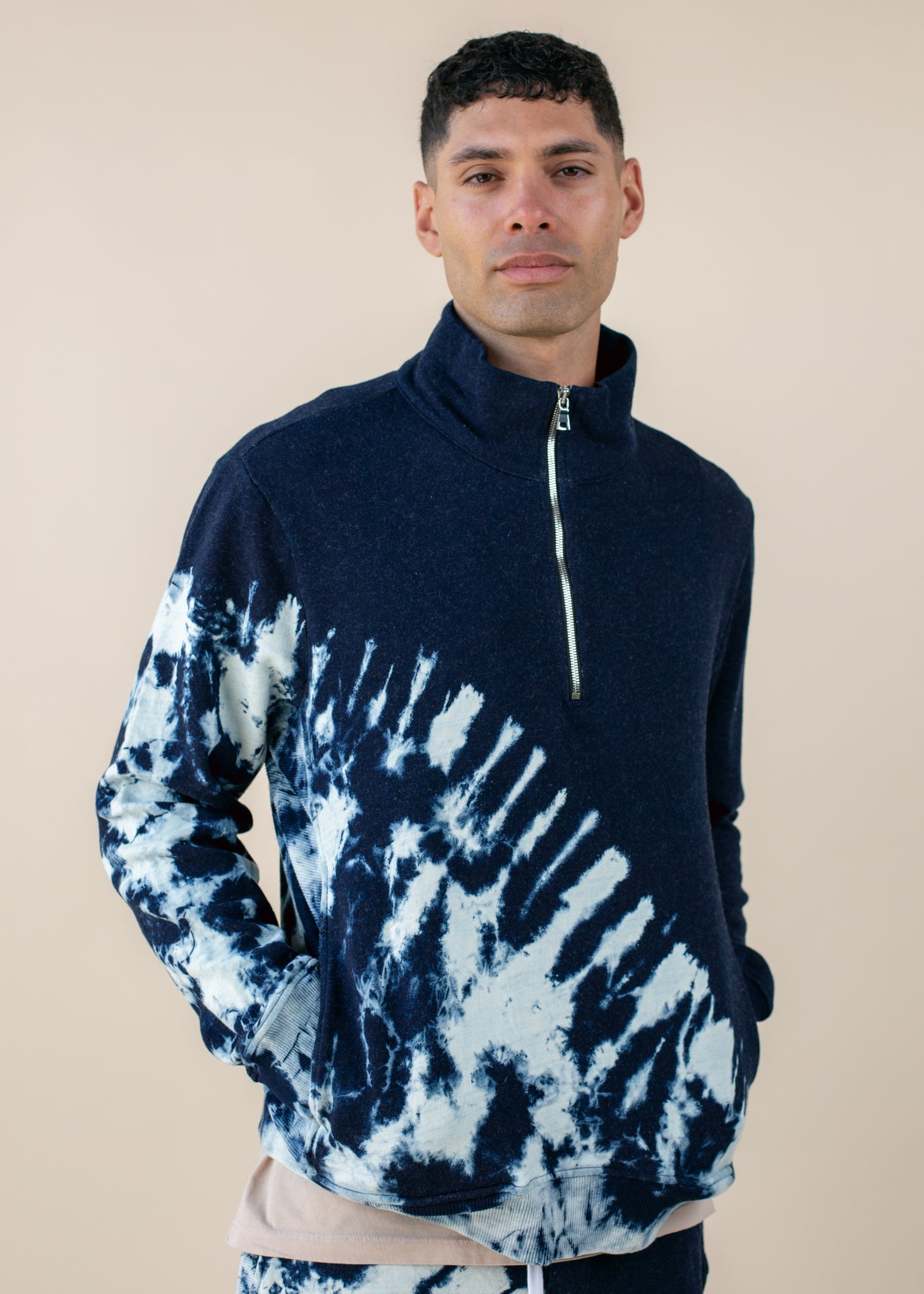 Indigo Half Zip