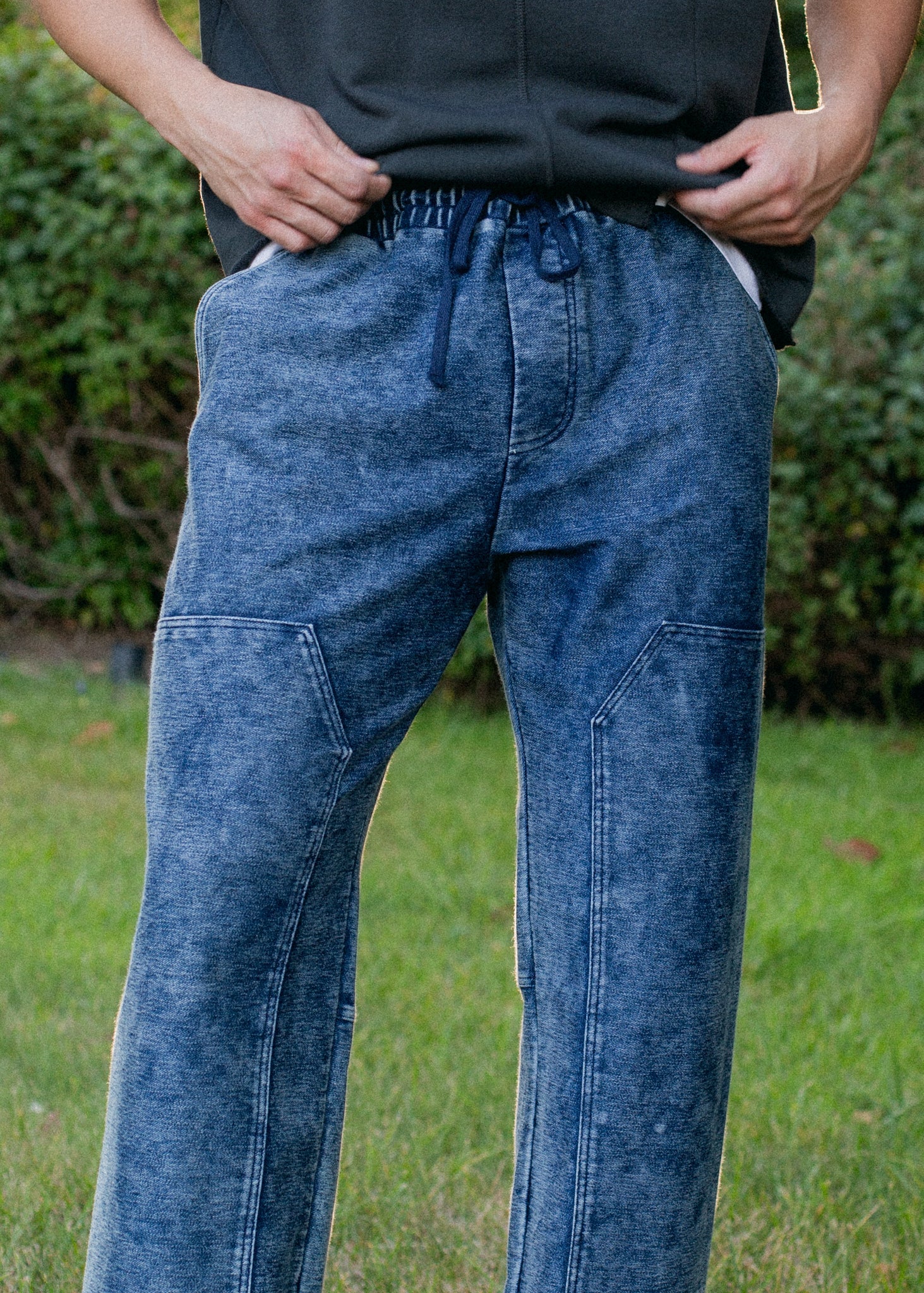 Indigo Patch Trouser