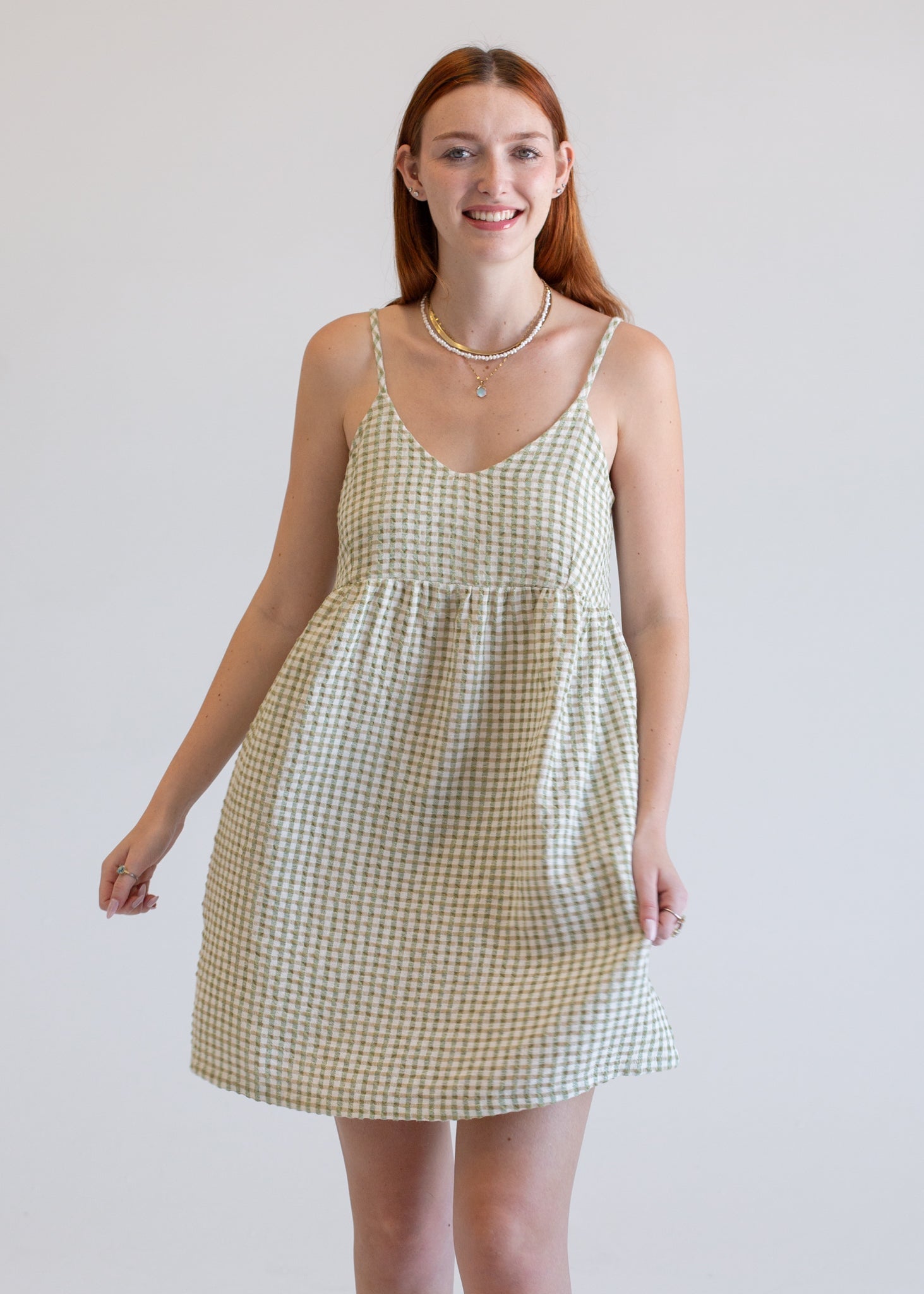 Linen Babydoll Dress