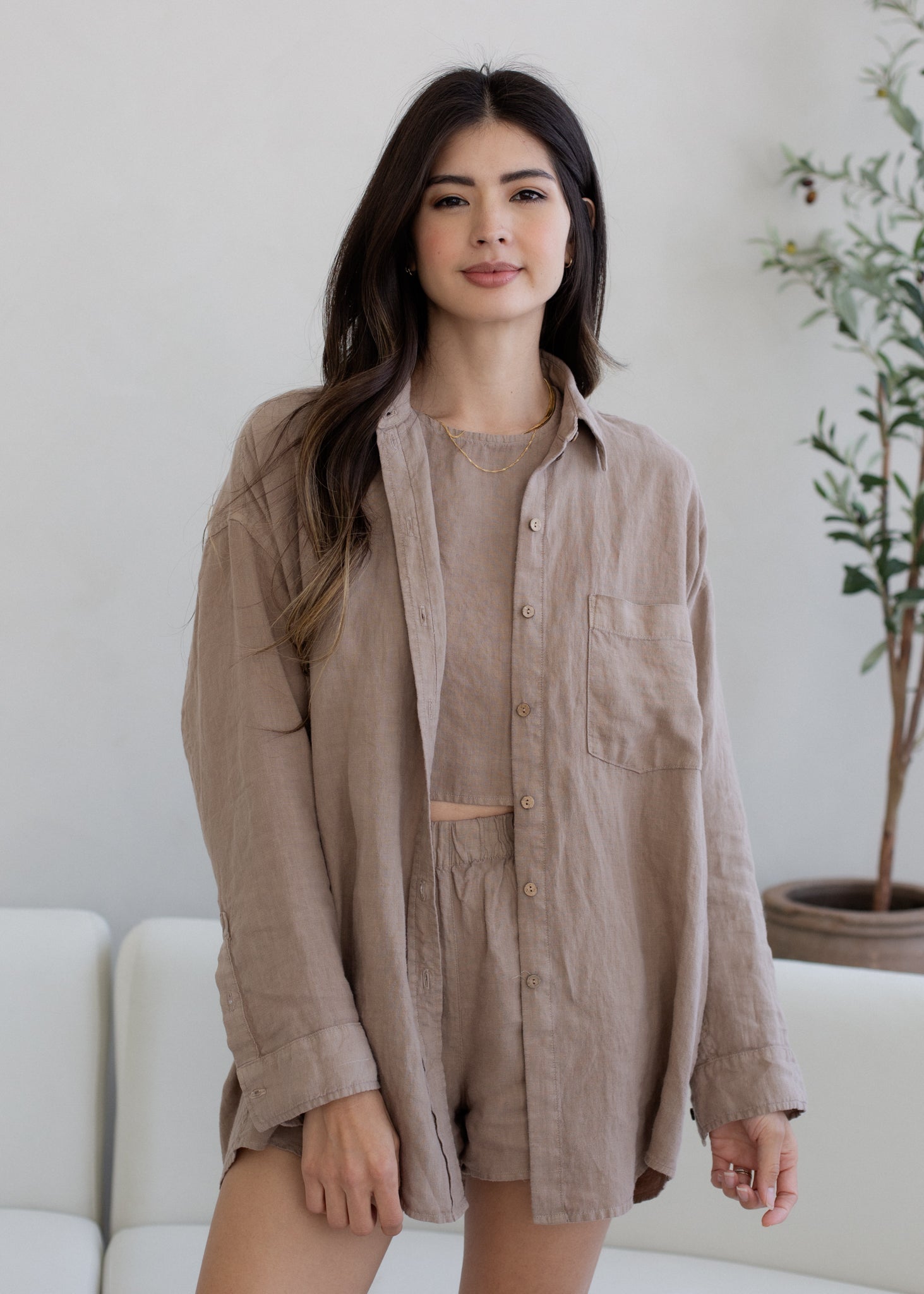 Linen Long Sleeve Shirt