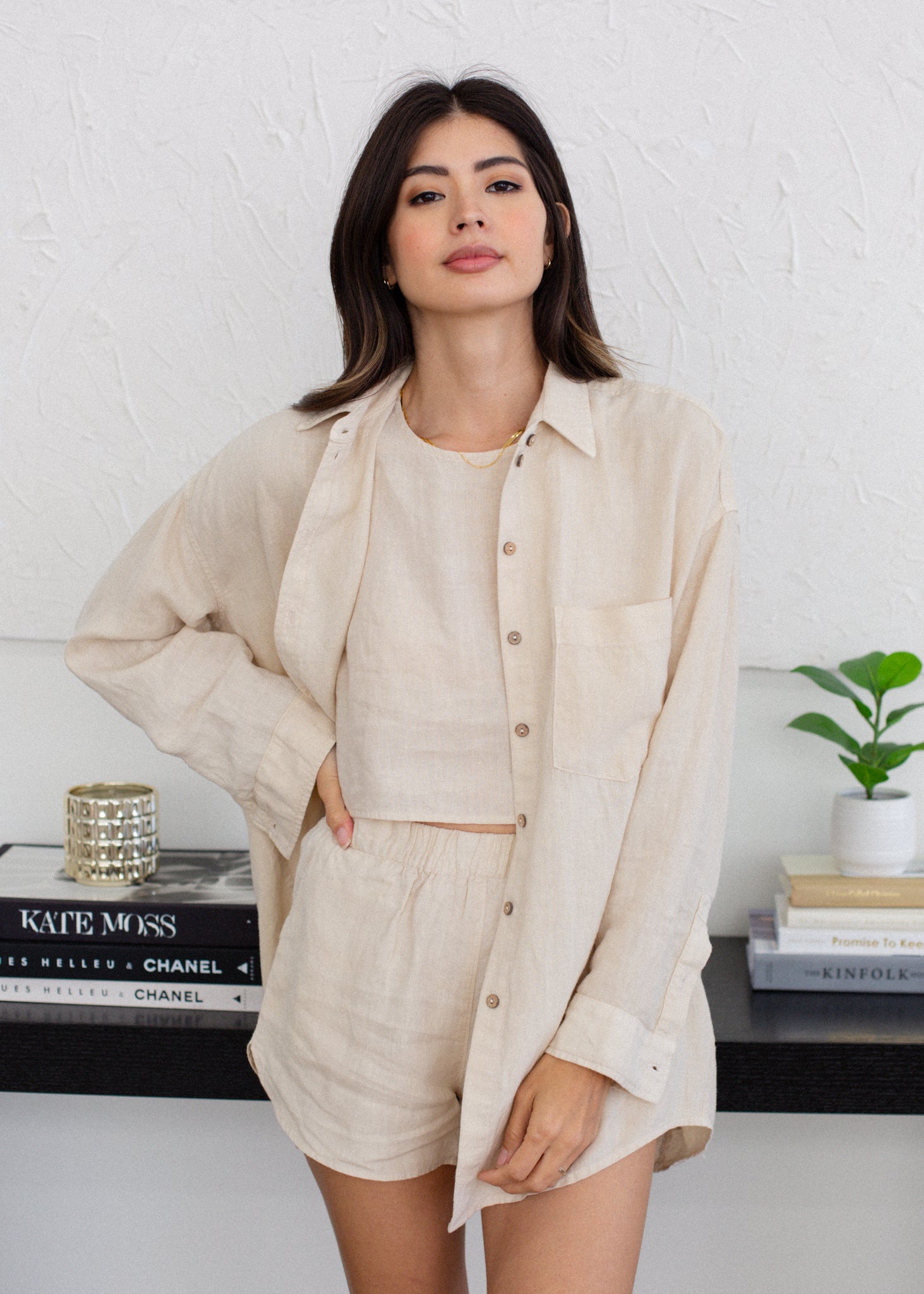 Linen Long Sleeve Shirt