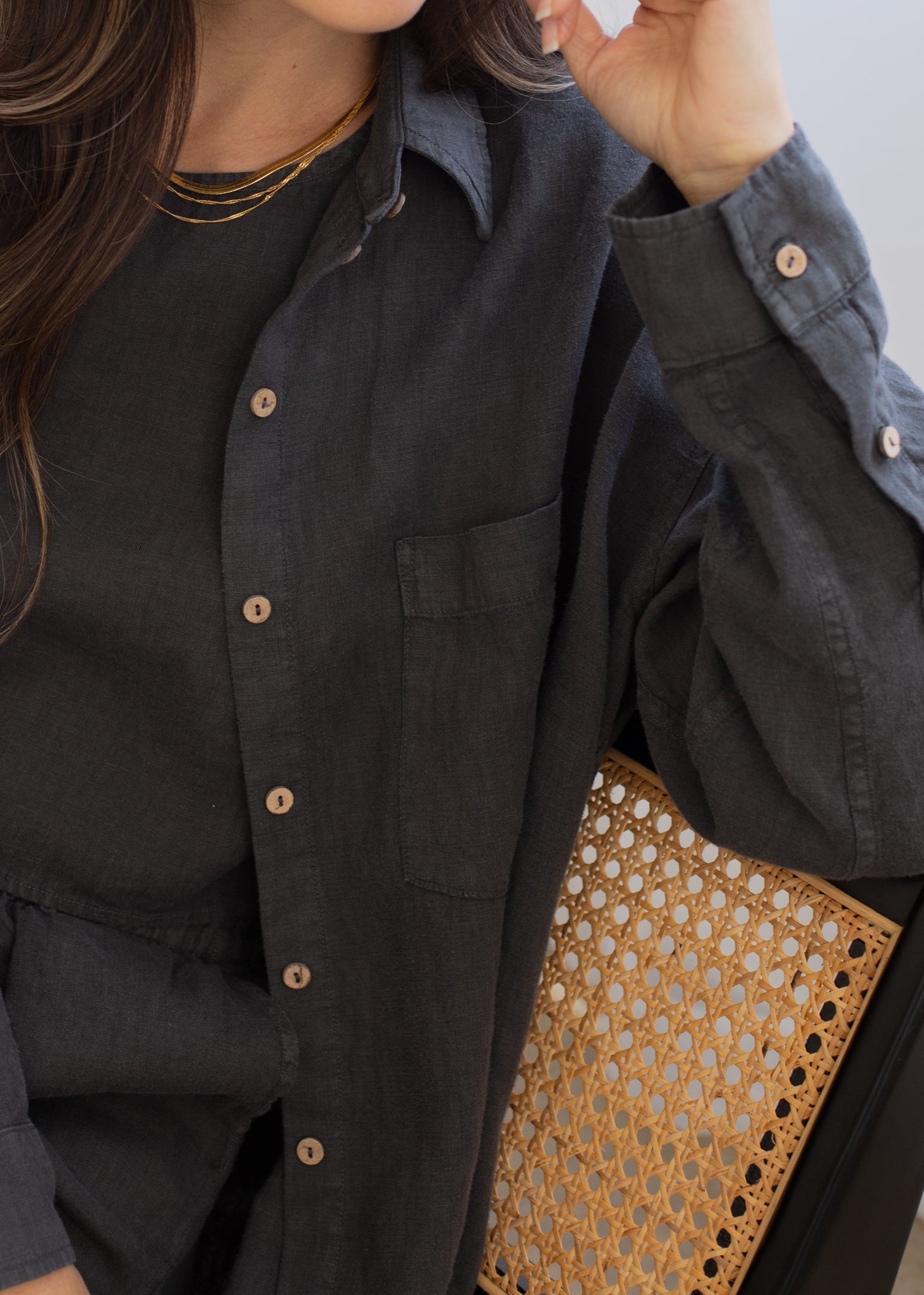 Linen Long Sleeve Shirt